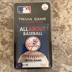 Yankees All About Baseball Trivia Game